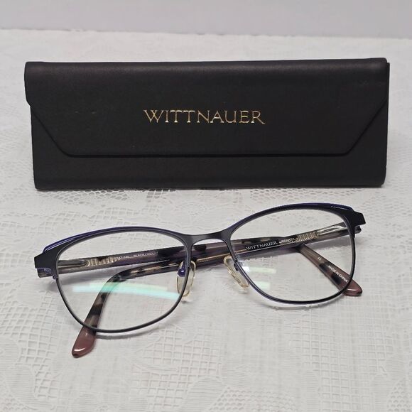 Wittnauer Renata 51-17-140 Black Violet Full Rim Eyeglasses Frame main image 6